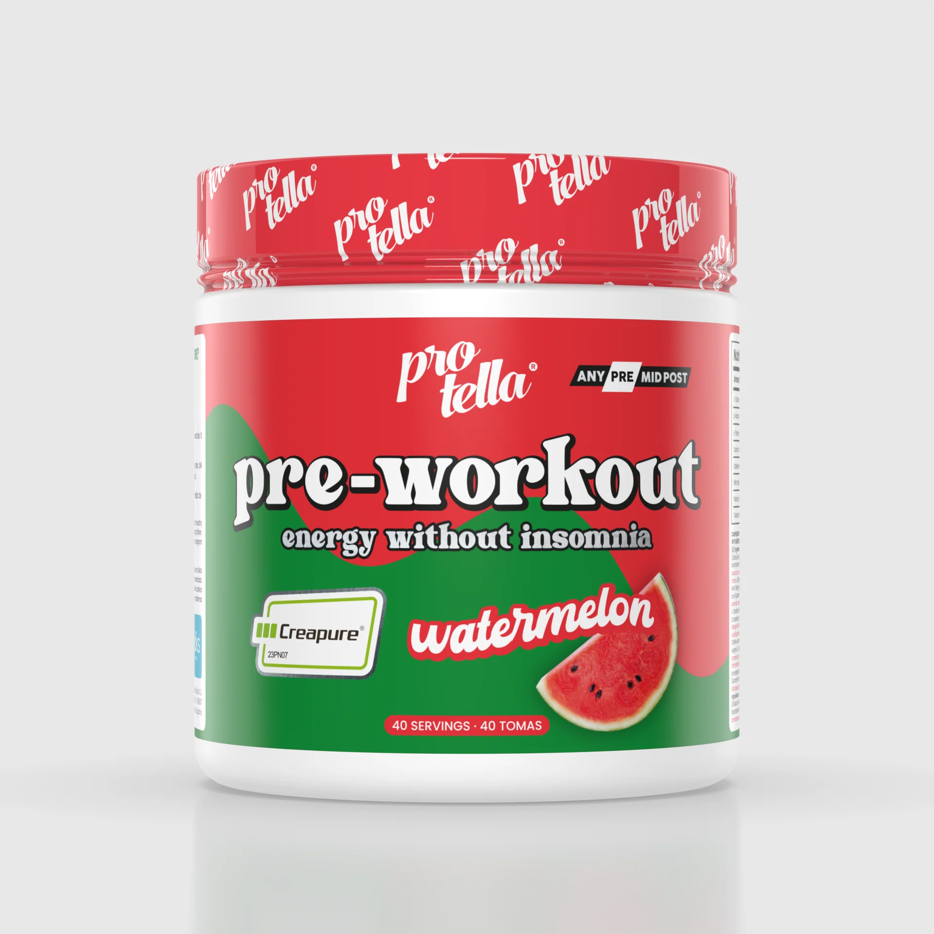 PROTELLA Pre Workout Watermelon 280g