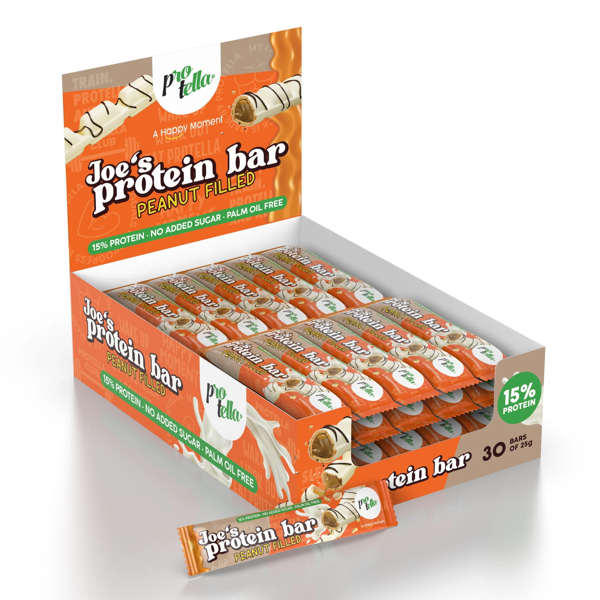 PACK ESPECIAL BARRITAS PROTELLA 15uds por sabor