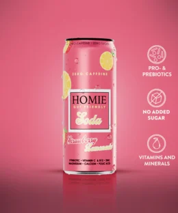 Homie Soda Strawberry Lemonade 330ml