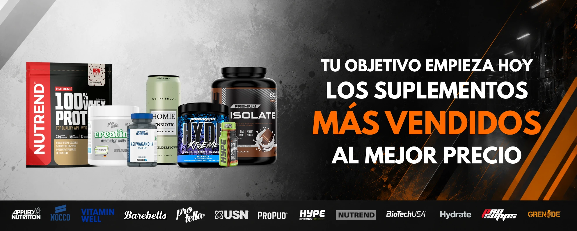 Tu objetivo empieza hoy - Los suplementos más vendidos al mejor precio