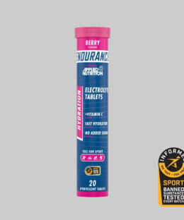 Applied Nutrition Endurance pastillas de electrolitos sabor berry, tubo de 20