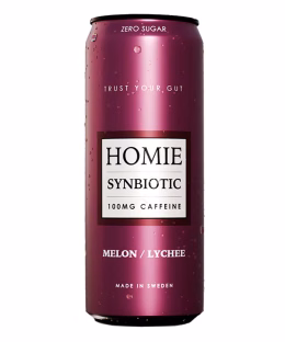 Homie Synbiotic Melon/Lychee 330ml